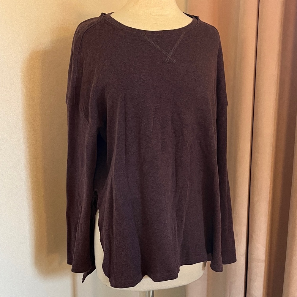 Pact Women's Tunic in Eggplant